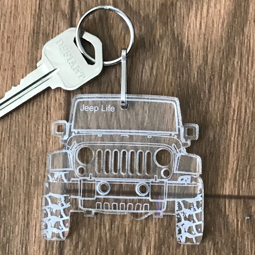 Jeep Acrylic Keychain Custom
